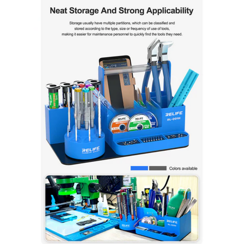 Load image into Gallery viewer, [RL-001H] Rotatable Storage Box Tools Accessories Placement Rack
