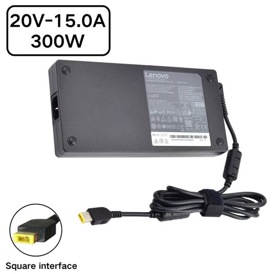 [20 V-15 A/300 W] [carré jaune] Lenovo Legion 7 Gaming ordinateur portable adaptateur d'alimentation secteur chargeur