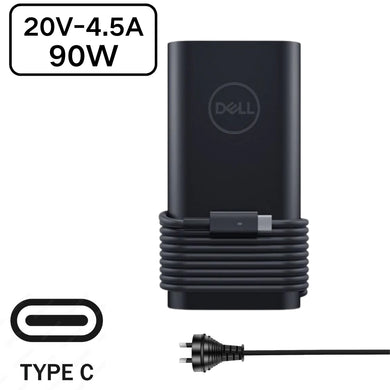 [90W][Tipo-C] Adaptador de viaje con cargador súper rápido para viaje en pared de CA para computadora portátil Dell USB CC