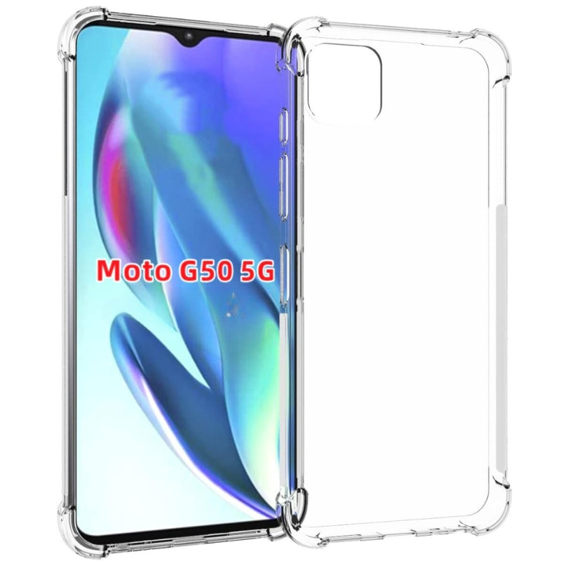 Load image into Gallery viewer, Motorola Moto G50 5G - AirPillow Cushion Transparent Soft Clear TPU Four Corners Protective Case
