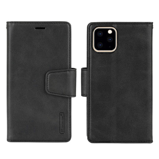 [2 in 1 Magnetic Detachable] Apple iPhone 15/15 Plus/15 Pro/15 Pro Max Hanman Miro Flip Wallet Leather Case - Polar Tech Australia