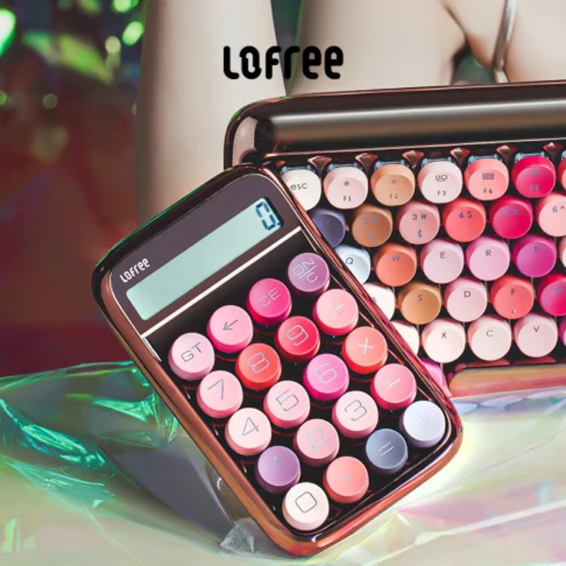 Load image into Gallery viewer, Lofree Lipstick Wireless Bluetooth Mechanical Keyboard Stylish and Portable
