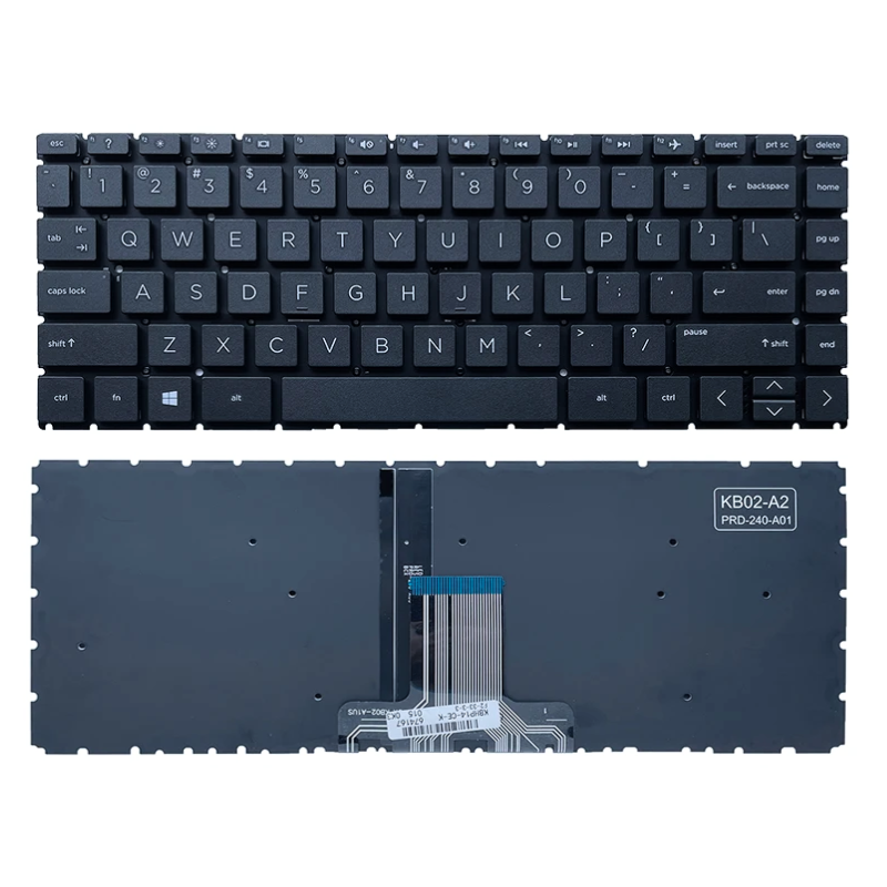 Load image into Gallery viewer, HP TPN-W125 TPN-Q186 TPN-Q189 TPN-Q187 TPN-C131 TPN-Q188 TPN-W190 TPN-14M-BA TPN-14-BS Series - Laptop Keyboard With Back Light US Layout
