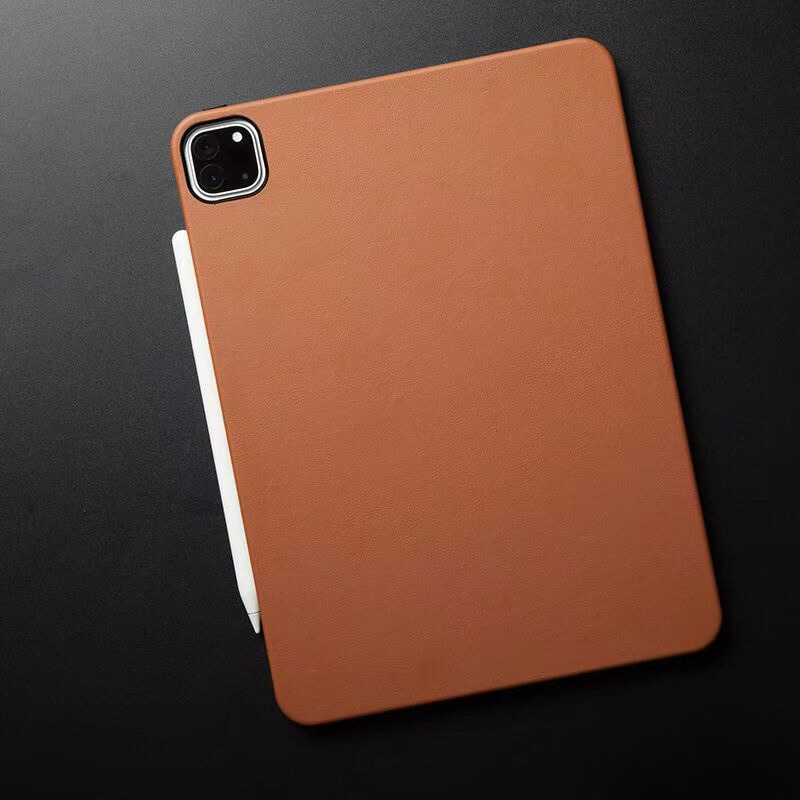 Cargue la imagen en el visor de la galería, Apple iPad Pro 11-inch 4th Gen (2022) Genuine Leather Full-protection Shockproof Case
