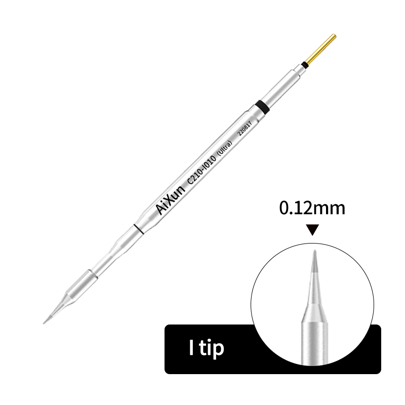 Cargue la imagen en el visor de la galería, AiXun C210 Replacement Soldering Iron Tips – High-Precision Micro Soldering for SMD Rework
