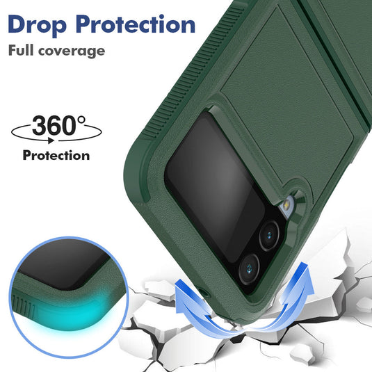 Samsung Galaxy Z Flip 5 (SM-F731)Adventurer Commuter Heavy Duty Drop Proof Case - Polar Tech Australia