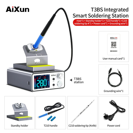 AiXun T3BS 75W Integrated Soldering Station – Precision Electronics Repair