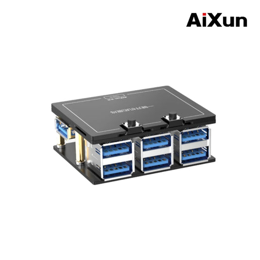 AiXun P2408S One-Key Boot-Up Docking Station with Six HUB Ports