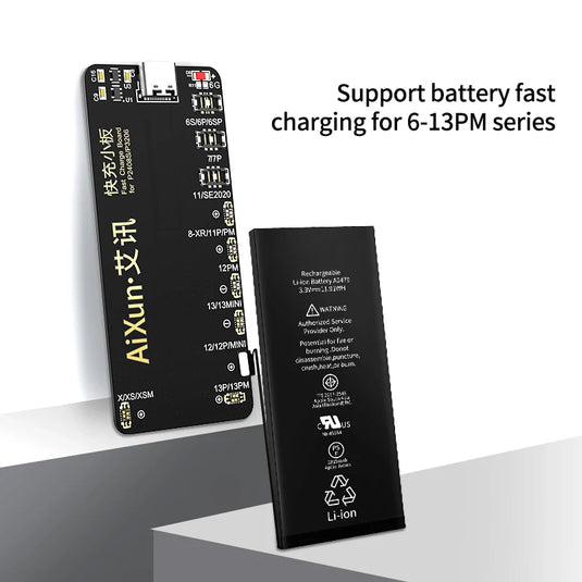 AiXun P2408S Battery Fast Charging Adaptor – Compatible with iPhone 6-13 Pro Max Series