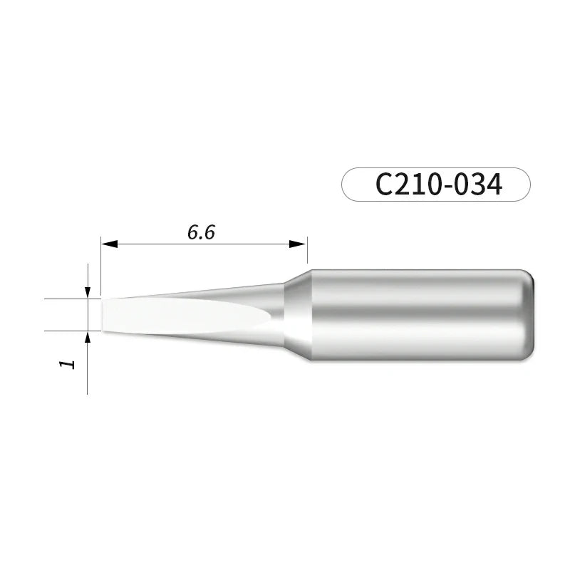 Cargue la imagen en el visor de la galería, AiXun C210 Customized Soldering Iron Tips – High-Performance Replacement for Precision Soldering
