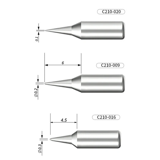 AiXun C210 Customized Soldering Iron Tips – High-Performance Replacement for Precision Soldering