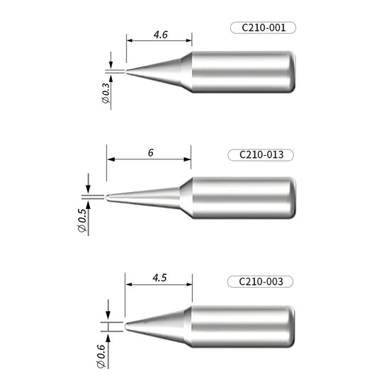 AiXun C210 Customized Soldering Iron Tips – High-Performance Replacement for Precision Soldering