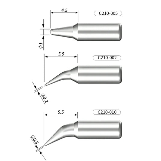 AiXun C210 Customized Soldering Iron Tips – High-Performance Replacement for Precision Soldering