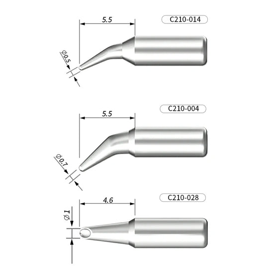 AiXun C210 Customized Soldering Iron Tips – High-Performance Replacement for Precision Soldering