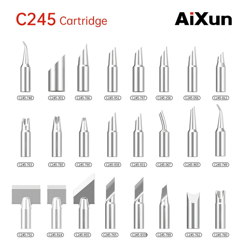 Chargez l&#39;image dans la visionneuse de la galerie, AiXun C245 Customized Soldering Iron Tips – High-Precision Cartridge for Professional Soldering
