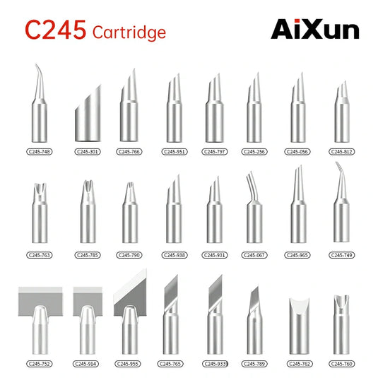 AiXun C245 Customized Soldering Iron Tips – High-Precision Cartridge for Professional Soldering