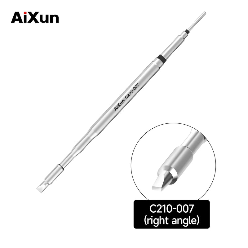 Cargue la imagen en el visor de la galería, AiXun C210 Replacement Soldering Iron Tips – High-Precision Micro Soldering for SMD Rework
