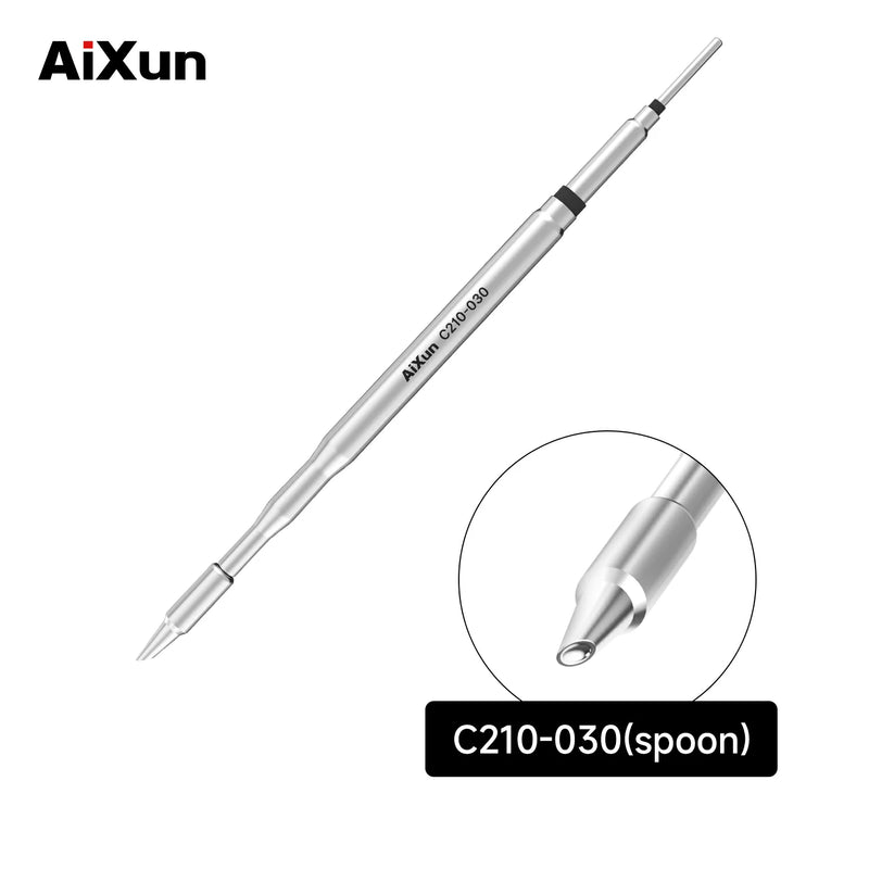 Load image into Gallery viewer, AiXun C210 Replacement Soldering Iron Tips – High-Precision Micro Soldering for SMD Rework
