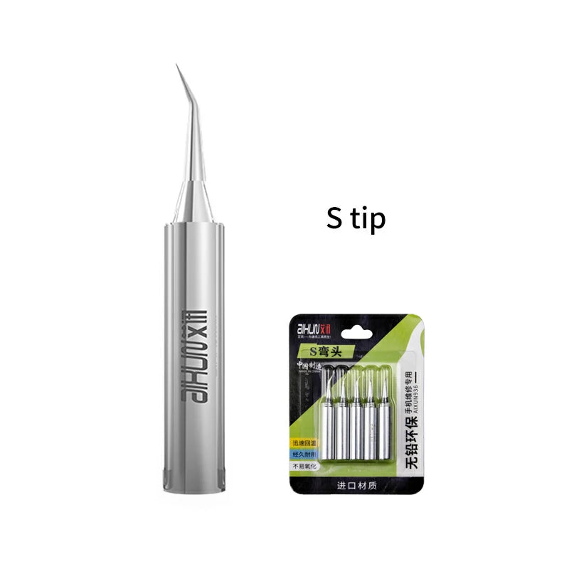 Load image into Gallery viewer, AiXun 936 Universal Lead-Free Silver Soldering Iron Tips – 5PCS Set
