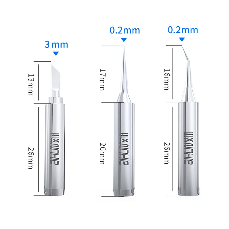 Load image into Gallery viewer, AiXun 936 Universal Lead-Free Silver Soldering Iron Tips – 5PCS Set
