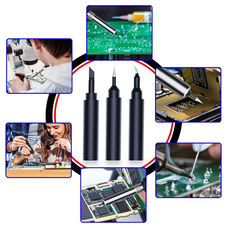 Cargue la imagen en el visor de la galería, AiXun 936 High-Level Lead-Free Soldering Iron Tips for T3A Soldering Station
