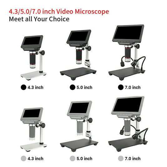 AiXun 7-Inch HD Digital Industrial Microscope – Perfect for BGA Rework & Precision Soldering