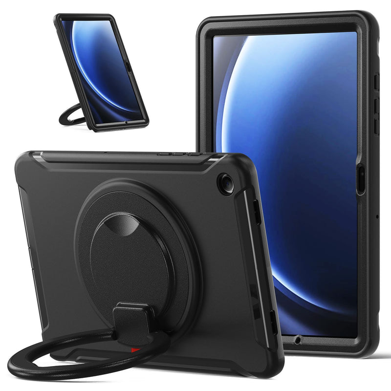 Chargez l&#39;image dans la visionneuse de la galerie, Samsung Galaxy Tab A9 2023 8.7&quot; (SM-X110 / X115) Heavy Duty Ring Holder Stand Silicone Kid Case - Polar Tech Australia
