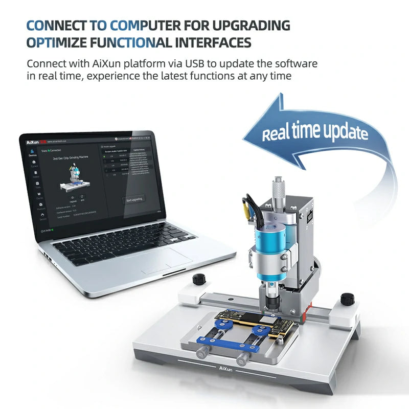 Chargez l&#39;image dans la visionneuse de la galerie, AiXun 2nd Gen Chip Grinding Machine for Touch IC, NAND, and CPU Polishing – Precision and Efficiency
