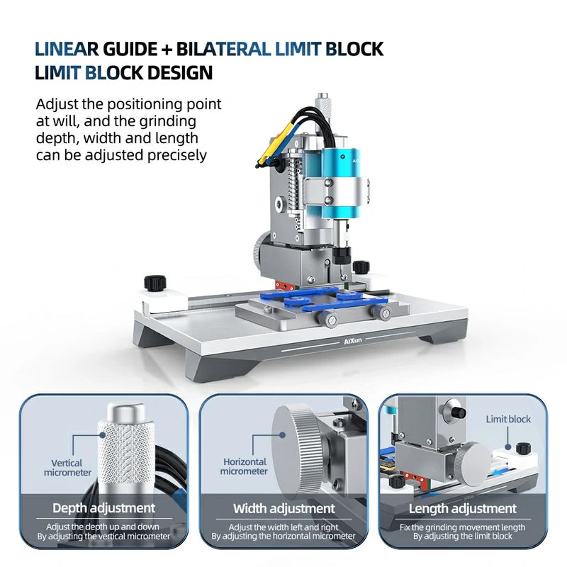 Cargue la imagen en el visor de la galería, AiXun 2nd Gen Chip Grinding Machine for Touch IC, NAND, and CPU Polishing – Precision and Efficiency
