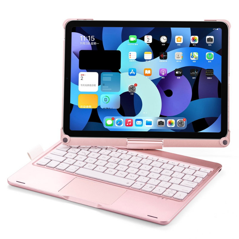 Load image into Gallery viewer, Apple iPad Air 4/5 10.9&#39;&#39; 4th Gen (2020/2022) 360° Rotating Wireless Touchpad Keyboard Flip Cover Case
