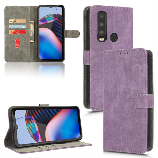 [With Card Solt] Motorola Moto Defy 2 - Flip Folio Case with Card Holders Leather Wallet Case