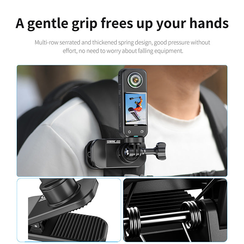 Chargez l&#39;image dans la visionneuse de la galerie, STARTRC Magnetic Universal Backpack Clip for Action Cameras
