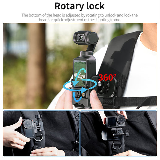 STARTRC Magnetic Universal Backpack Clip for Action Cameras