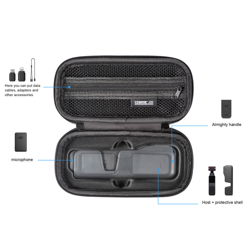 Cargue la imagen en el visor de la galería, STARTRC Portable Carrying Case with Wrist Strap for DJI OSMO Pocket 2
