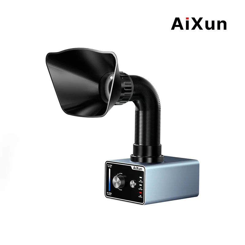 Cargue la imagen en el visor de la galería, [AiXun ES02] Desktop Fume Extractor – Soldering Smoke Absorber with LED Light
