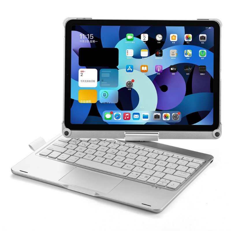 Load image into Gallery viewer, Apple iPad Air 4/5 10.9&#39;&#39; 4th Gen (2020/2022) 360° Rotating Wireless Touchpad Keyboard Flip Cover Case
