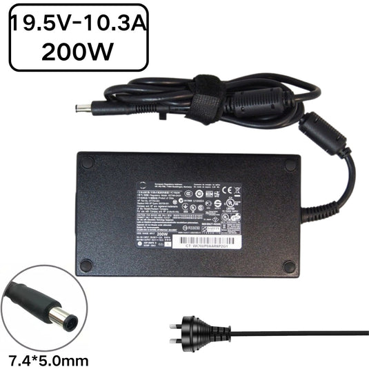 [19.5V-10.3A/200W][7.4x5.0] HP Z2 Mini G4 Workstation AC Power Supply Adapter Charger