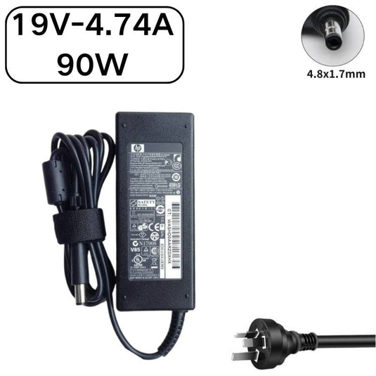 [19 V-4,74 A/90 W] [4,8 x 1,7 mm] Chargeur adaptateur d'alimentation secteur pour ordinateur portable HP Compaq ProBook