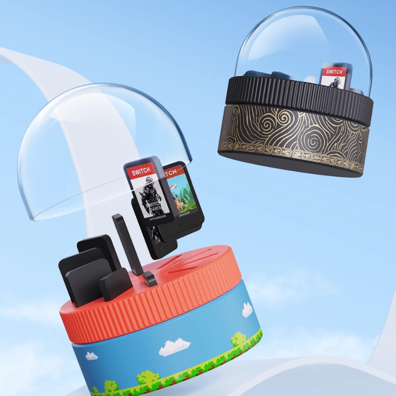 Cargue la imagen en el visor de la galería, Switch Rotating Game Card Storage Tower
