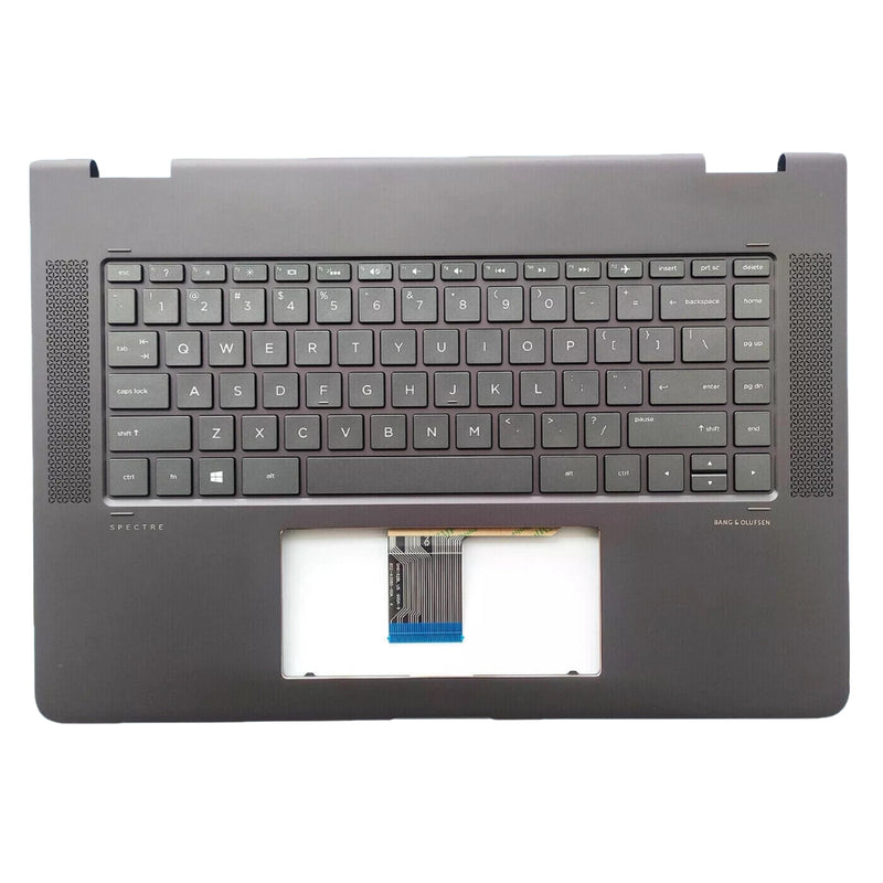 Chargez l&#39;image dans la visionneuse de la galerie, HP Spectre x360 15 inch 15.6&quot; 15-bl series - Laptop Keyboard With Frame Cover Palmrest US Layout Assembly - Polar Tech Australia
