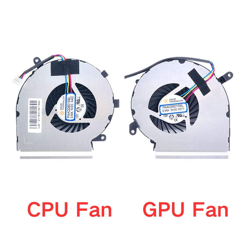 Load image into Gallery viewer, MSI GE62VR GL62M GP62MVR GL72MVR MS-16J9 GP72VR PE62 Series - Laptop CPU &amp; GPU Cooling Fan
