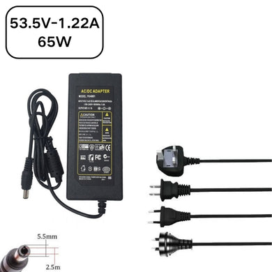 [54V-1.48A][5.5x2.5] Universal Computer/Monitor/CCTV POE Switch - Power Supply Adapter Wall Charger