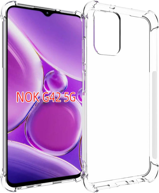 Nokia G42/G310 - AirPillow Cushion Transparent Soft Clear TPU Four Corners Protective Case