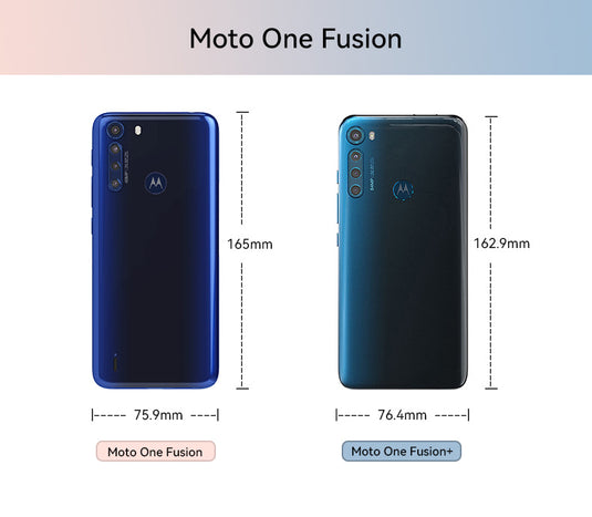 Motorola Moto One Fusion/One Fusion+ - Shield Shockproof Rugged Heavy Duty Case  With 2PC Tempered Glass Screen Protector