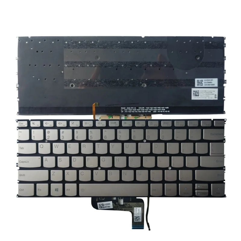 Chargez l&#39;image dans la visionneuse de la galerie, Lenovo IdeaPad Yoga 9-14ITL5 - Keyboard With Back Light US Layout Replacement Parts - Polar Tech Australia
