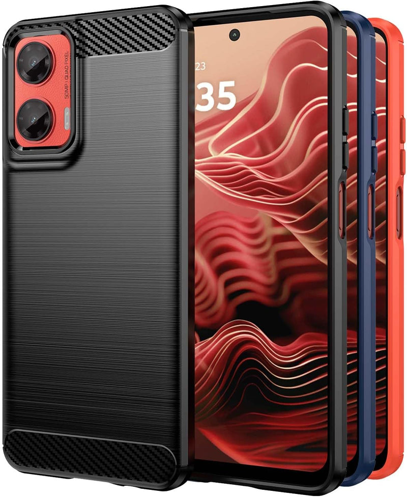 Chargez l&#39;image dans la visionneuse de la galerie, Motorola Moto G35 - Shield Shockproof Rugged Heavy Duty Case With 2PC 9H Glass Screen Protector
