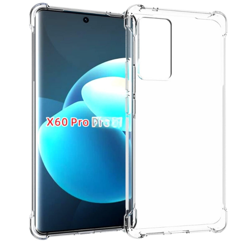 Cargue la imagen en el visor de la galería, Vivo X60 Pro - AirPillow Cushion Transparent Soft Clear TPU Four Corners Protective Case
