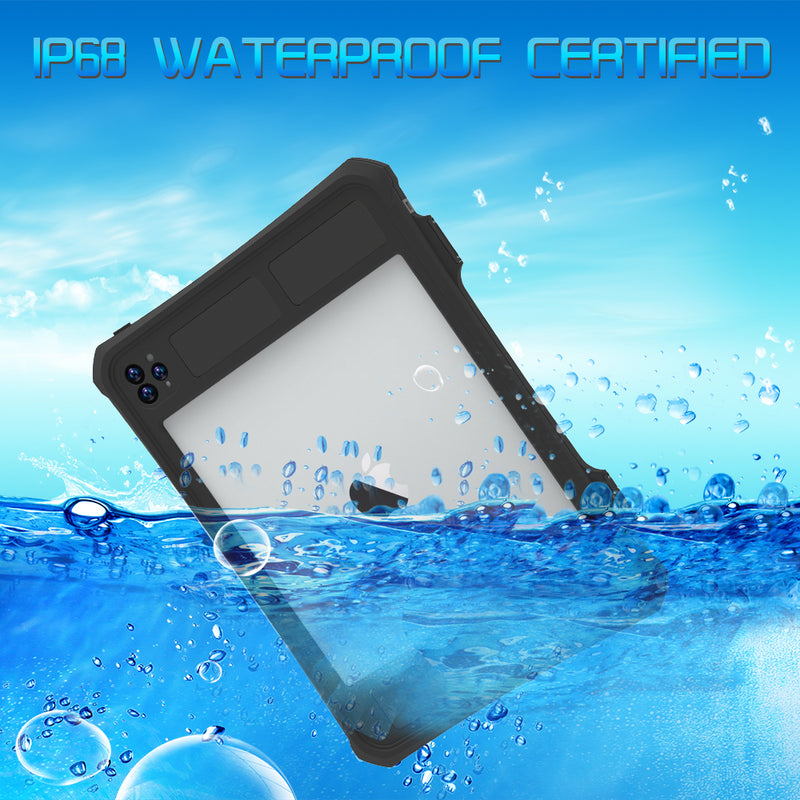 Cargue la imagen en el visor de la galería, Apple iPad Pro 11&quot; 2020 &amp; 2021 &amp; 2022 Version Shellbox Waterproof Heavy Duty Lifeproof Style Case - Polar Tech Australia
