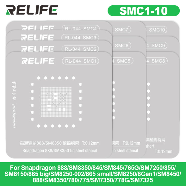 Load image into Gallery viewer, [RL-044] RELIFE Android Series Chip Planting Tin Steel Stencil set/35pcs - Polar Tech Australia
