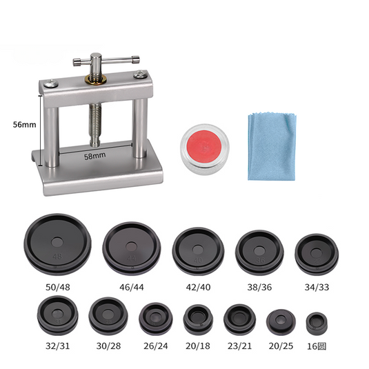 Watch Case Press Tool Specialized Tool for Securing Back Covers, Battery Replacement, and Repair of Quartz Watches